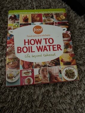 Food Network How to Boil Water Cookbook — Red and White Cover